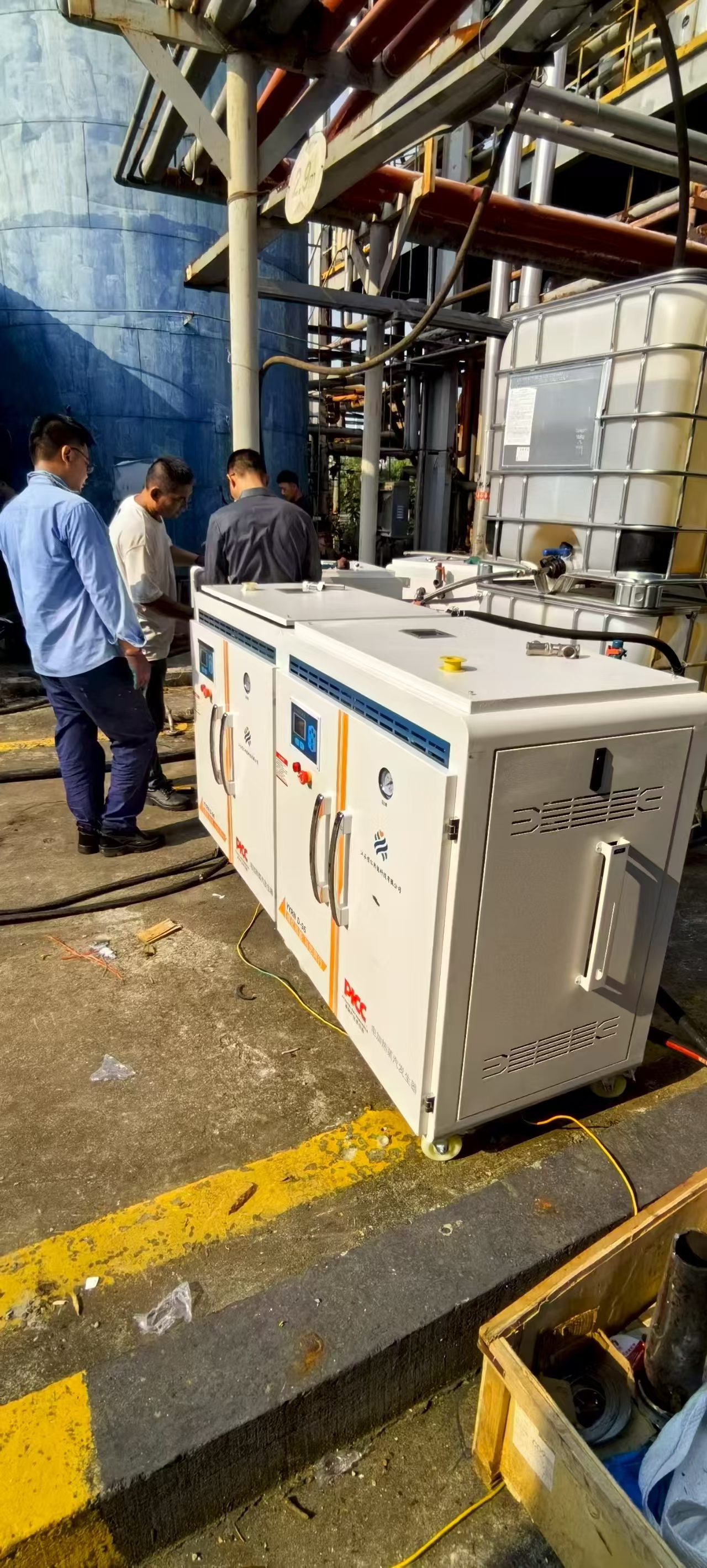 化工厂配套96KW蒸汽发生器